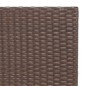 vidaXL Mesa bistró plegable marrón ratán sintético 55x54x71 cm vidaXL Mesa bistró plegable marrón ratán sintético 55x54x71 cm