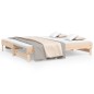 vidaXL Sofá cama extraíble madera maciza de pino 2x(90x190) cm vidaXL Sofá cama extraíble madera maciza de pino 2x(90x190) cm