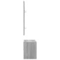 vidaXL Set de muebles de recibidor madera contrachapada gris Sonoma