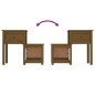 vidaXL Mesita de noche madera maciza pino marrón miel 79,5x38x65,5 cm vidaXL Mesita de noche madera maciza pino marrón miel 79,5x38x65,5 cm