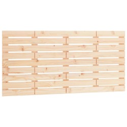 vidaXL Cabecero de cama de pared madera maciza de pino 146x3x63 cm