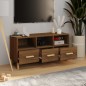 vidaXL Mueble para TV madera contrachapada roble marrón 102x36x50 cm
