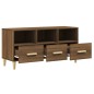 vidaXL Mueble para TV madera contrachapada roble marrón 102x36x50 cm