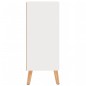 vidaXL Aparador de madera de ingeniería blanco brillo 60x30x72 cm vidaXL Aparador de madera de ingeniería blanco brillo 60x30x72 cm