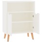vidaXL Aparador de madera de ingeniería blanco brillo 60x30x72 cm vidaXL Aparador de madera de ingeniería blanco brillo 60x30x72 cm