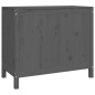 vidaXL Baúl para la colada madera maciza de pino gris 88,5x44x76 cm vidaXL Baúl para la colada madera maciza de pino gris 88,5x44x76 cm