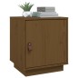 vidaXL Mesita de noche madera maciza de pino marrón miel 40x34x45 cm vidaXL Mesita de noche madera maciza de pino marrón miel 40x34x45 cm