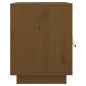 vidaXL Mesita de noche madera maciza de pino marrón miel 40x34x45 cm vidaXL Mesita de noche madera maciza de pino marrón miel 40x34x45 cm