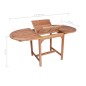 vidaXL Juego de comedor de jardín clase B 7 piezas madera maciza teca vidaXL Juego de comedor de jardín clase B 7 piezas madera maciza teca