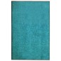 vidaXL Felpudo lavable azul cian 120x180 cm vidaXL Felpudo lavable azul cian 120x180 cm