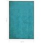 vidaXL Felpudo lavable azul cian 120x180 cm vidaXL Felpudo lavable azul cian 120x180 cm