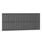 vidaXL Cabecero de cama de pared madera maciza pino gris 204x3x90 cm vidaXL Cabecero de cama de pared madera maciza pino gris 204x3x90 cm