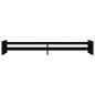 vidaXL Soporte para monitor madera maciza de pino negro 100x27x15 cm vidaXL Soporte para monitor madera maciza de pino negro 100x27x15 cm