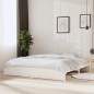 vidaXL Estructura de cama madera maciza blanco 200x200 cm vidaXL Estructura de cama madera maciza blanco 200x200 cm