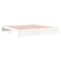 vidaXL Estructura de cama madera maciza blanco 200x200 cm vidaXL Estructura de cama madera maciza blanco 200x200 cm