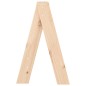 vidaXL Taburetes 2 unidades madera maciza de pino 40x40x60 cm