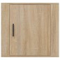vidaXL Mesita de noche de pared color roble Sonoma 50x30x47 cm vidaXL Mesita de noche de pared color roble Sonoma 50x30x47 cm