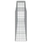 vidaXL Cesta gaviones forma arco hierro galvanizado 400x50x120/140 cm vidaXL Cesta gaviones forma arco hierro galvanizado 400x50x120/140 cm