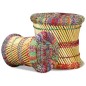 vidaXL Taburetes de bambú 2 unidades con detalles chindi vidaXL Taburetes de bambú 2 unidades con detalles chindi