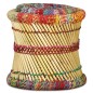 vidaXL Taburetes de bambú 2 unidades con detalles chindi vidaXL Taburetes de bambú 2 unidades con detalles chindi