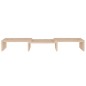 vidaXL Soporte para monitor madera maciza de pino 60x24x10,5 cm vidaXL Soporte para monitor madera maciza de pino 60x24x10,5 cm