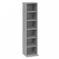 vidaXL Estantería para CD madera contrachapada gris Sonoma 21x20x88 cm vidaXL Estantería para CD madera contrachapada gris Sonoma 21x20x88 cm