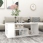 vidaXL Mesa de centro madera contrachapada blanco 100x50x40 cm vidaXL Mesa de centro madera contrachapada blanco 100x50x40 cm