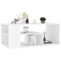 vidaXL Mesa de centro madera contrachapada blanco 100x50x40 cm vidaXL Mesa de centro madera contrachapada blanco 100x50x40 cm
