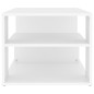 vidaXL Mesa de centro madera contrachapada blanco 100x50x40 cm vidaXL Mesa de centro madera contrachapada blanco 100x50x40 cm