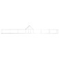 vidaXL Gallinero acero galvanizado 14x2x2 m vidaXL Gallinero acero galvanizado 14x2x2 m