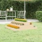 vidaXL Jardinera de madera maciza de pino 80x80x27 cm