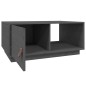 vidaXL Mesa de centro de madera maciza de pino gris 80x50x35,5 cm vidaXL Mesa de centro de madera maciza de pino gris 80x50x35,5 cm