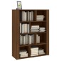 vidaXL Aparador de madera contrachapada marrón roble 80x30x106 cm vidaXL Aparador de madera contrachapada marrón roble 80x30x106 cm