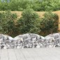 vidaXL Cesta de gaviones forma arco hierro galvanizado 150x50x40/60 cm vidaXL Cesta de gaviones forma arco hierro galvanizado 150x50x40/60 cm
