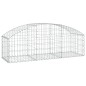 vidaXL Cesta de gaviones forma arco hierro galvanizado 150x50x40/60 cm vidaXL Cesta de gaviones forma arco hierro galvanizado 150x50x40/60 cm