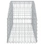 vidaXL Cesta de gaviones forma arco hierro galvanizado 150x50x40/60 cm vidaXL Cesta de gaviones forma arco hierro galvanizado 150x50x40/60 cm