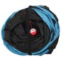 vidaXL Túnel para gatos con forma de S poliéster negro y azul 122 cm vidaXL Túnel para gatos con forma de S poliéster negro y azul 122 cm