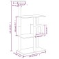 vidaXL Rascador para gatos con postes de sisal gris claro 119 cm
