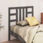 vidaXL Cabecero de cama madera maciza de pino gris 96x4x100 cm vidaXL Cabecero de cama madera maciza de pino gris 96x4x100 cm