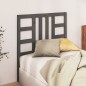 vidaXL Cabecero de cama madera maciza de pino gris 96x4x100 cm vidaXL Cabecero de cama madera maciza de pino gris 96x4x100 cm
