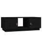 vidaXL Mesa de centro de madera maciza de pino negro 100x50x35 cm vidaXL Mesa de centro de madera maciza de pino negro 100x50x35 cm