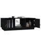 vidaXL Mesa de centro de madera maciza de pino negro 100x50x35 cm vidaXL Mesa de centro de madera maciza de pino negro 100x50x35 cm