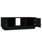 vidaXL Mesa de centro de madera maciza de pino negro 100x50x35 cm vidaXL Mesa de centro de madera maciza de pino negro 100x50x35 cm