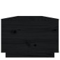 vidaXL Mesa de centro de madera maciza de pino negro 100x50x35 cm vidaXL Mesa de centro de madera maciza de pino negro 100x50x35 cm