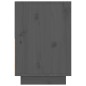 vidaXL Mesita de noche madera maciza de pino gris 60x34x51 cm vidaXL Mesita de noche madera maciza de pino gris 60x34x51 cm