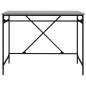vidaXL Escritorio hierro madera contrachapada gris Sonoma 100x50x75 cm vidaXL Escritorio hierro madera contrachapada gris Sonoma 100x50x75 cm