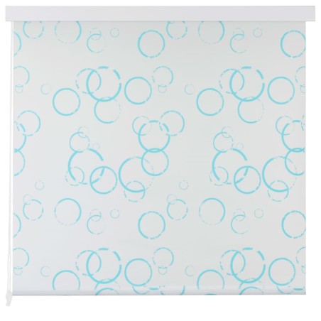 vidaXL Persiana enrollable de ducha burbujas 140x240 cm
