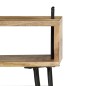 vidaXL Mesita de noche madera maciza de mango 40x34x47 cm vidaXL Mesita de noche madera maciza de mango 40x34x47 cm