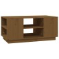 vidaXL Mesa de centro madera maciza de pino marrón miel 90x49x40,5 cm vidaXL Mesa de centro madera maciza de pino marrón miel 90x49x40,5 cm