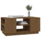 vidaXL Mesa de centro madera maciza de pino marrón miel 90x49x40,5 cm vidaXL Mesa de centro madera maciza de pino marrón miel 90x49x40,5 cm